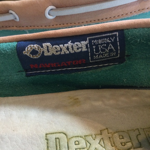 Vintage Dexter Made In USA Navigator Nubuck Leather Loafer Size 8 - Picture 8 of 10